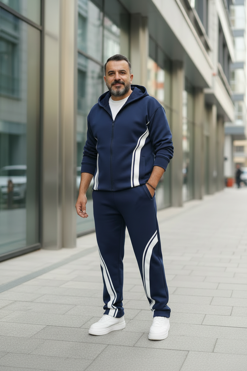 Ensemble jogging moderne à coupe relaxed