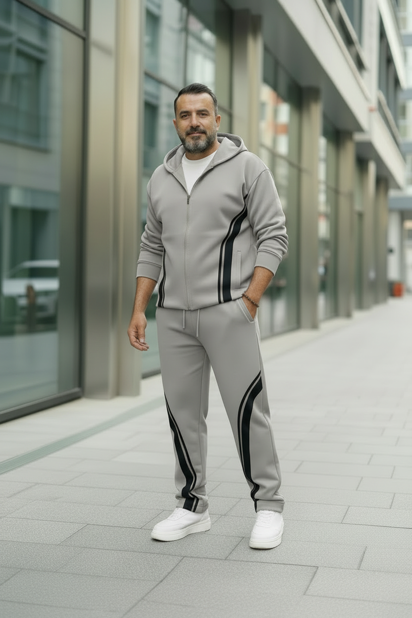 Ensemble jogging moderne à coupe relaxed