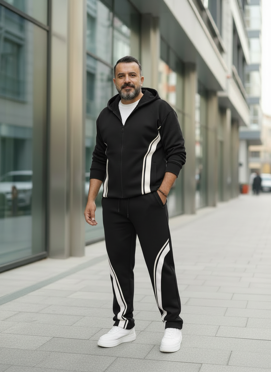 Ensemble jogging moderne à coupe relaxed